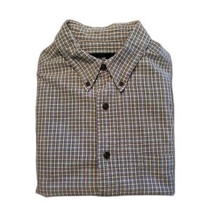 Eddie Bauer Men's Plaid Long Sleeve Shirt in Size M